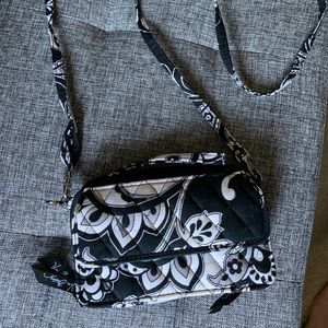 Vera Bradley Crossbody - Midnight Paisley Pattern